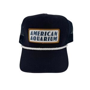 American Aquarium Navy Trucker Hat